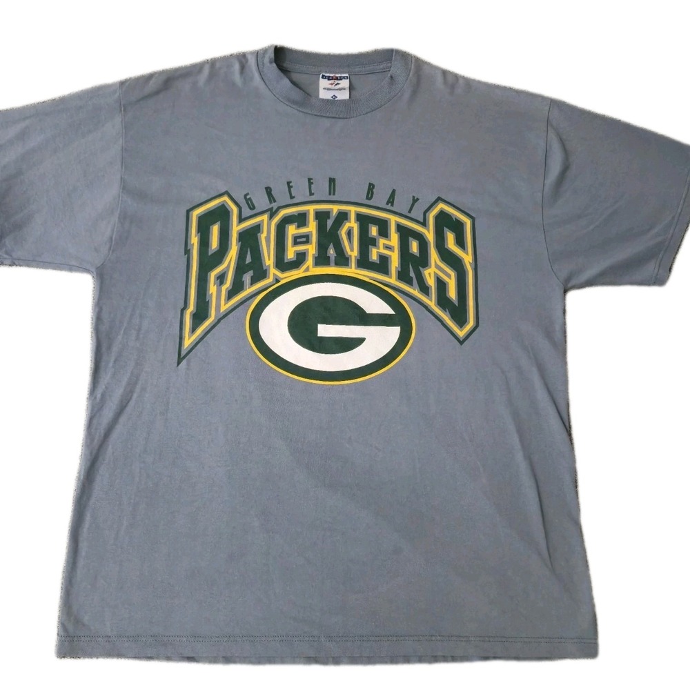 Vintage 90s Green Bay Packers T Shirt Size XL USA Made Wisconsin NFL